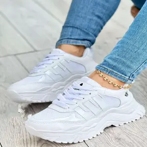 Adidas Suela Alta Dama Blanco Tmon