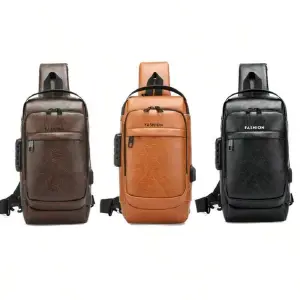 bolso antirobo cuero