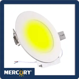 PANEL LED 6W 4" LUZ CALIDA 3000K REDOND