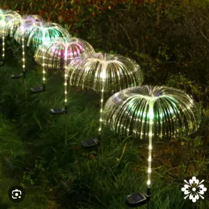 luz de jardin solo calida