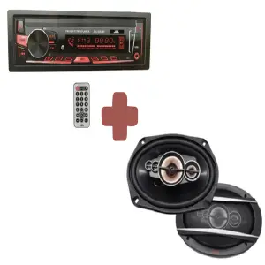 Radio + Parlantes Jdl 695x para carro