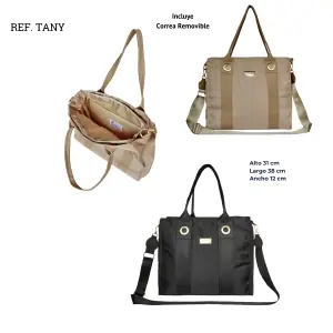 Bolso Dama Karla Chacon Tany Negro