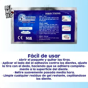 TIRAS PARA BLANQUEAMIENTO DENTAL
