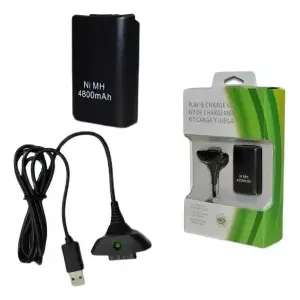 Kit Carga Y Juega Para Control Xbox 360