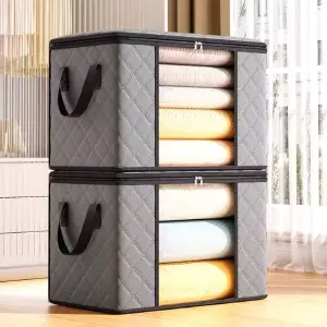 Organizador de Ropa y Sábanas X2: ¡Maximiza tu Espacio! - Organizador Ropa/sabana X2