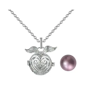 Collar Llamador De Angel Corazon Corazon