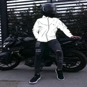 CHAQUETA 100% REFLECTIVA ROMPEVIENTOS