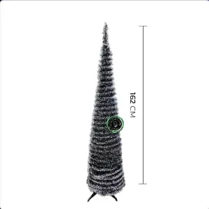 Arbol de Navidad VerdeB Plegable +Luces