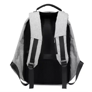Morral antirrobo impermeable color Gris