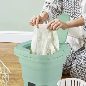 MINI LAVADORA PORTÁTIL DE 10 LITROS: ¡La Solución Perfecta para tu Lavado! - MINI LAVADORA DE 10 LITROS PORTATIL