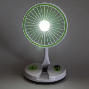 Ventilador recargable plegable LED