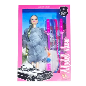Muñeca Vestido Elegante Accesorios