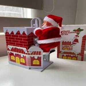 PAPA NOEL CHIMENEA ELECTRICO CON MUSICA