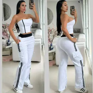 Conjunto blusas, pantalón Stefanía