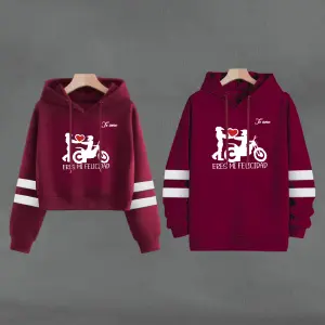 Buso Buzo, Hoodie MOTO FRASE VINOTINTO