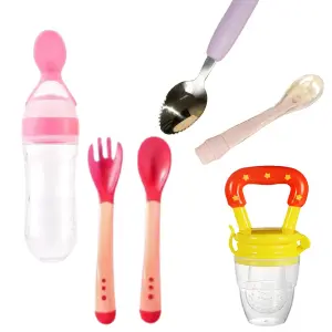 Set Combo x 4 Bebe Alimentador
