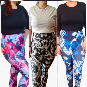 LEGGINS SUBLIMADO CON NEOPRENO TIPO FAJA