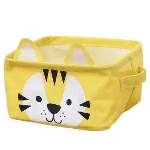 Cesto Amarillo Multiusos Diseño Infantil
