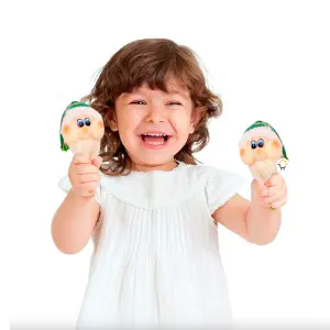 Maracas Navideñas X2 Luces Led