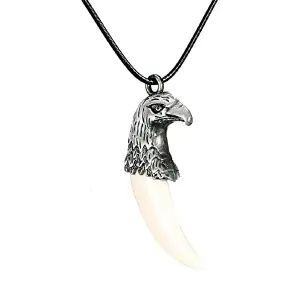 Collar Aguila Colmillo Garra + Estuche