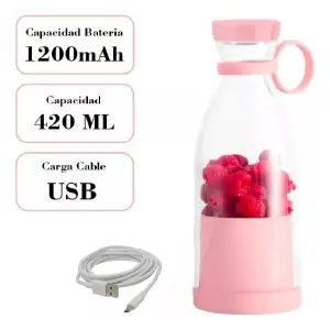 Licuadora Botella Portatil Recargable