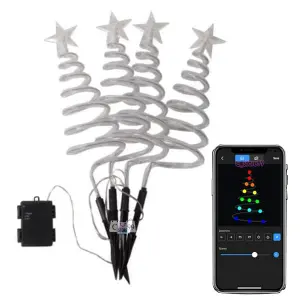 Luces Navidad Arboles Flotantes Con App