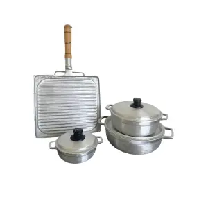 CALDEROS X3 0-2-4 + ASADOR MEDIANO