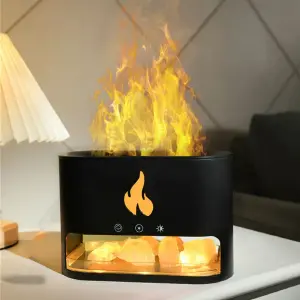 Humificador Fogata Difusor Chimenea Led