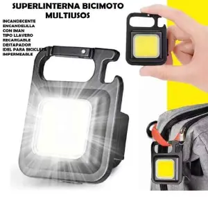 LINTERNA reflector mini llaver cob keych