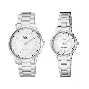 Relojes Pareja Duo Qyq Acero Quartz Ca06