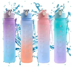 Botella Termo Motivacional Con Pines: ¡Mantén tu Hidratación y tu Motivación al Máximo! - Botella Termo Motivacional Con Pines