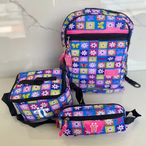 BOLSO TRIO TOTTO FLOR (REPLICA)