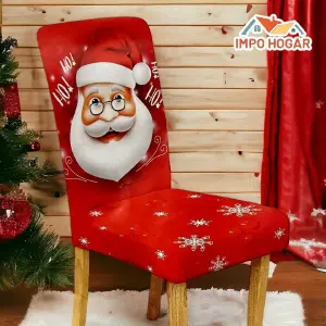 funda de silla comedor navideña