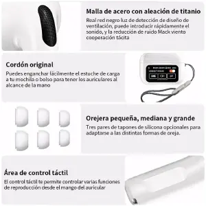Audifonos Pantalla tactil A9 PRO