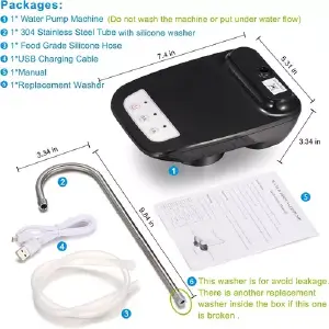 DISPENSADOR DE AGUA CON BASE