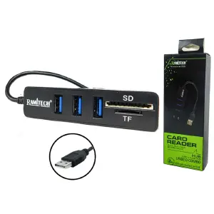 GR-5PORT MULTIPUERTO RAMITECH USB Y SD