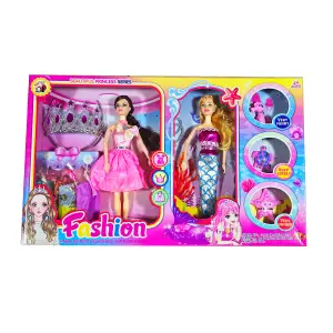 Muñeca Princesa Muñeca Sirena Corona