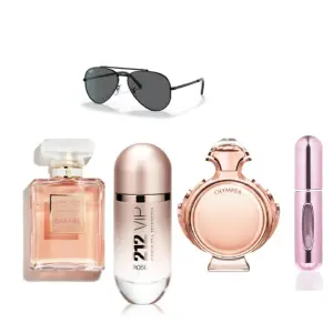 KIT(OLYMPEA +212 ROSE+CC+GAFAS+PERFUMERO