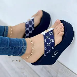 Sandalias Tacon alto Azul Bh