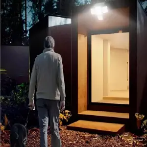 LÁMPARA SOLAR CON SENSOR DE MOVIMIENTO: Ilumina tus noches con seguridad - LAMPARA SOLAR CON SENSOR DE MOVIMIENTO