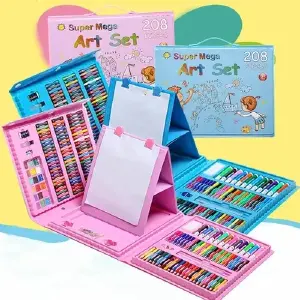 KIT DE ARTE 208 PIEZAS: Despierta tu Creatividad - KIT DE ARTE 208 PIEZAS