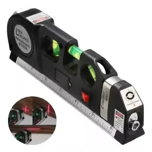 Nivel Laser Con Metro Tres Burbujas Alin