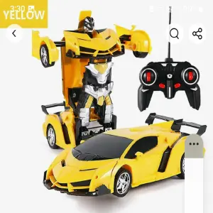 Coche transformable con control remoto