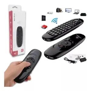 Controle Mini Teclado Air Mouse Wireless