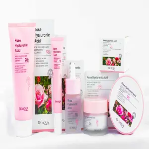 KIT DE ACIDO HIALURONICO ROSE BIOAQUA x6