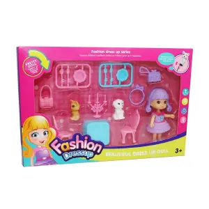 Set De Muebles Para Casa De Muñeca