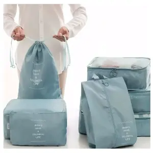 Set Organizador de Maleta de 7 Piezas para Viaje - Set Organizador De Maleta 7 Pcs viaje