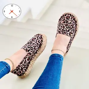 ESPADRILA TIPO YUTE REF. Animal print