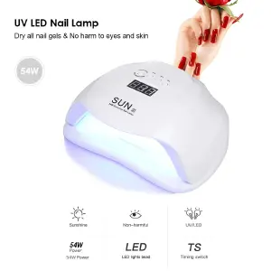 Lampara Led Uv 72w Star5 Esmalte Perman