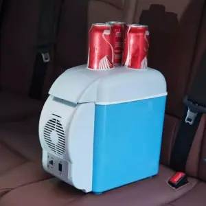 Nevera Portátil Eléctrica para el Hogar y el Automóvil - Nevera portátil eléctrica casa carro